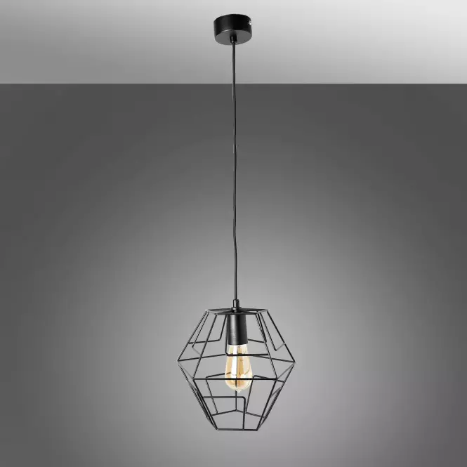 Lampa Pentagon 2780/Z-B-1 czarna LW1