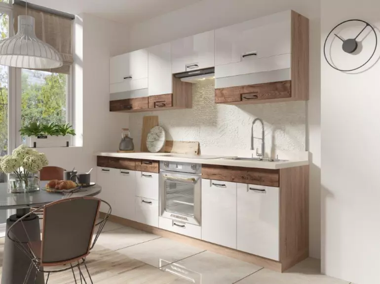 Kuchnia Favorit 260 C Plus Z Blatem Sonoma/White/Ribbeck