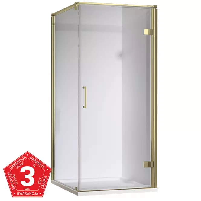 Kabina prysznicowa kwadratowa Maja 90x90x190 GOLD