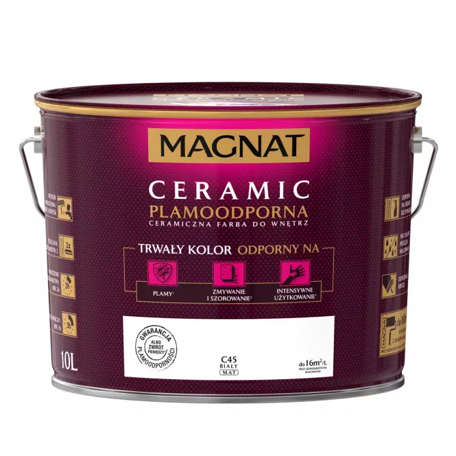 Magnat Ceramic Farba Biała 10L