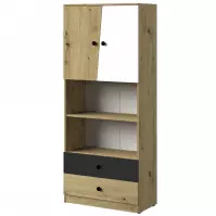 Regał Nero 04  80 – Czarny Mat