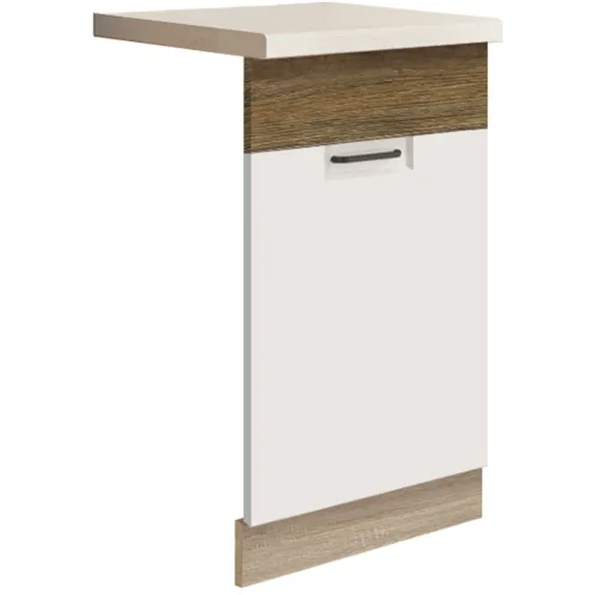 Front Kuchenny Favorit Zm45 Sonoma/White+Ribbeck