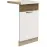 Front Kuchenny Favorit Zm45 Sonoma/White+Ribbeck