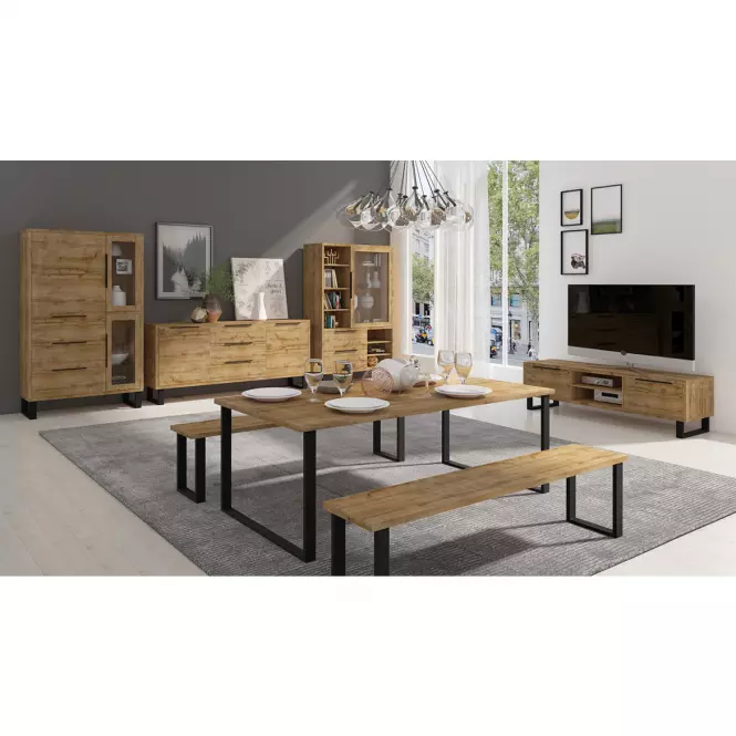 Szafka RTV 180 Halle 40 Dąb Wotan