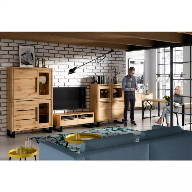 Szafka RTV 180 Halle 40 Dąb Wotan