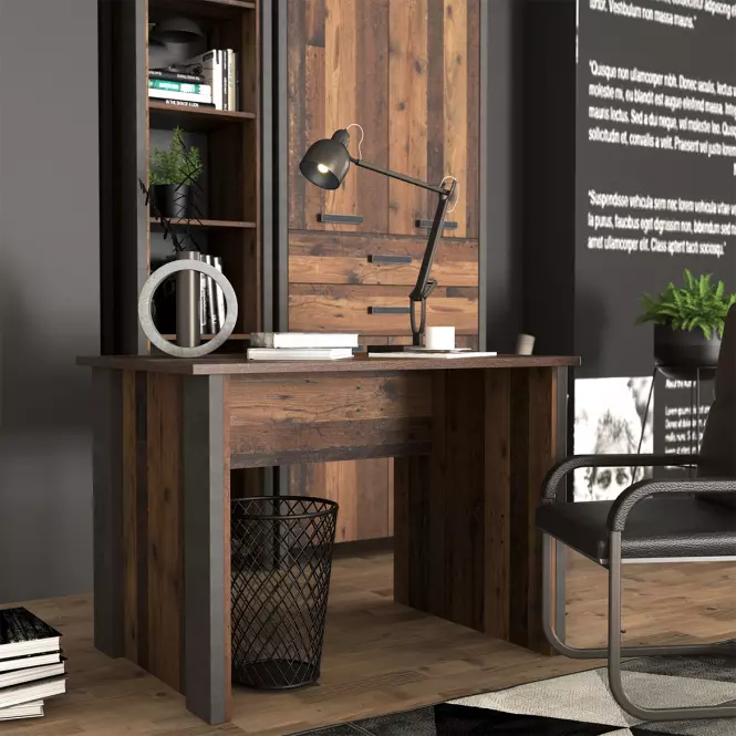 Biurko Symmach 153 Old-Wood Vinteage/Beton