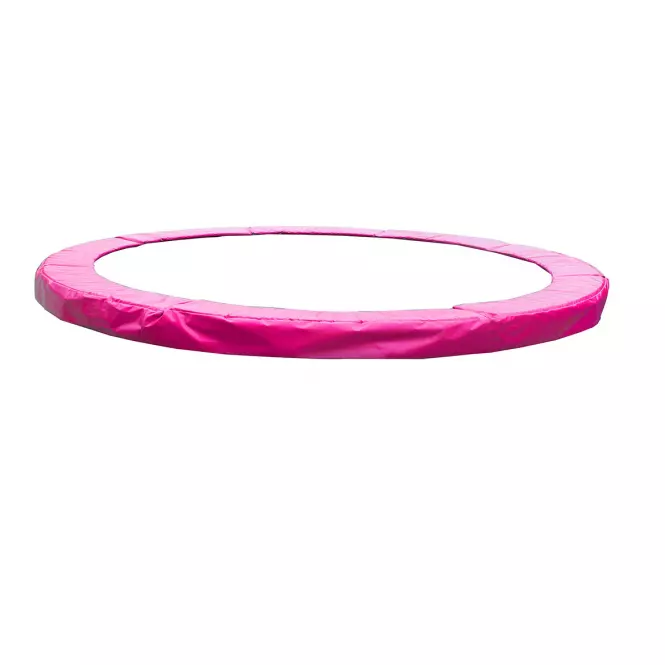 Trampolina ogrodowa COMFORT z drabinką 427cm różowa