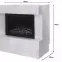 Kominek elektryczny wolnostojący MATRIX biały 2000W,4