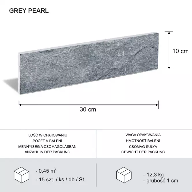 Kamień Naturalny Grey Pearl