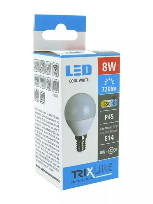Żarówka TR LED P45 8W 6500K 704lm E14