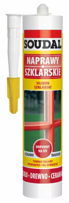 Soudal Silikon Szklarski Bezbarwny 280ml