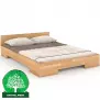 Łóżko Drewniane Bukowe Skandica Spectrum Niskie 160x200 Naturalny