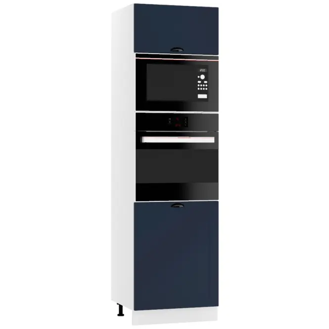 Szafka Kuchenna Adele D60pk Mv 2133 Pl Granat Mat/Biały