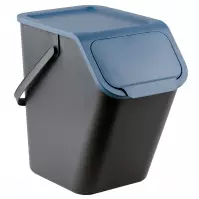 Kosz Na Śmieci Niebieski 25l