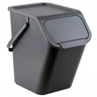 Kosz Na Śmieci Szary 25l