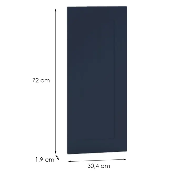 Panel Boczny Adele 720x304 Granat Mat,2