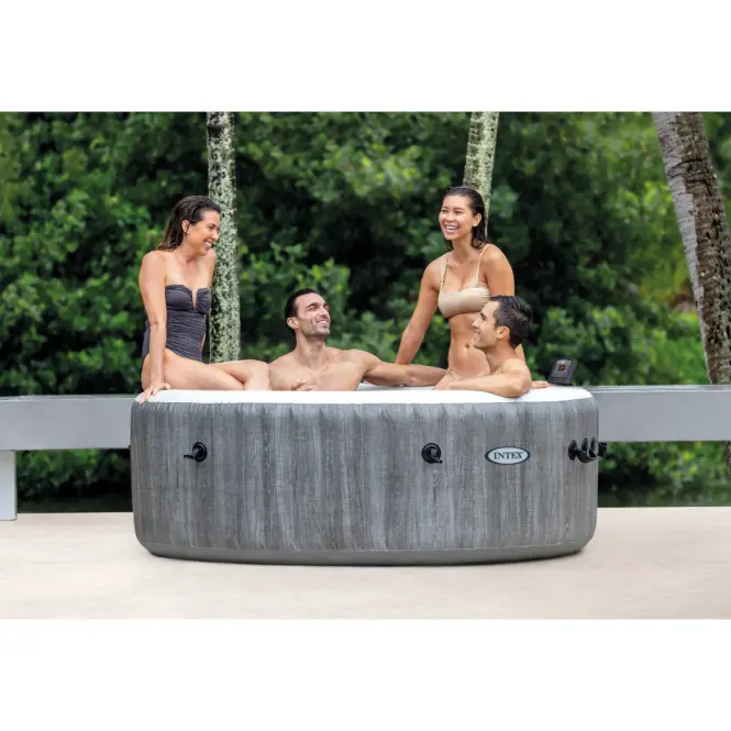 Jacuzzi ogrodowe z hydromasażem INTEX PureSpa DeLuxe set 1.96x0.71m