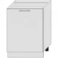 Szafka Kuchenna Bono D60 Pl Biała Alaska/Biały