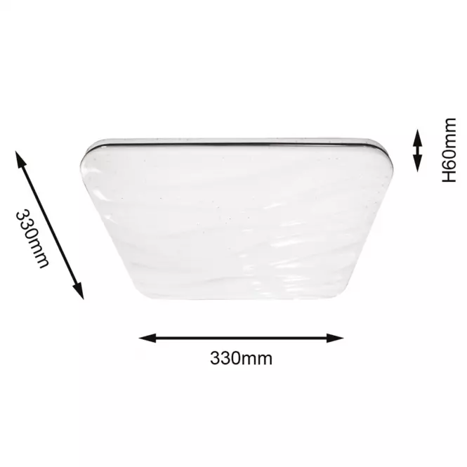 Plafon Wave KW EK76723 18W 4000K SKY PL1