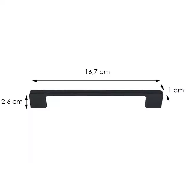 Uchwyt Czarny Uz 819/160-20 (160),2