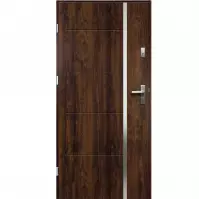 Drzwi zewnętrzne IRIS P55 90L ORZECH