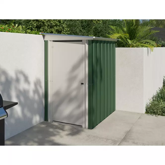 Domek ogrodowy metalowy 54GPE 158x120 cm zielony