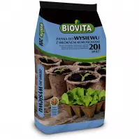 Ziemia do wysiewu z włóknem kokosa 20l BIOVITA