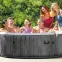 Jacuzzi ogrodowe z hydromasażem INTEX Spa Pure Greywood Deluxe 2.16x0.71 m,8