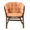 Komplet rattanowy Bahama ciemny brąz/cappucino,5