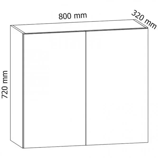 Szafka kuchenna Gardena G80 white