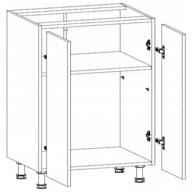 Szafka kuchenna Gardena D60 white