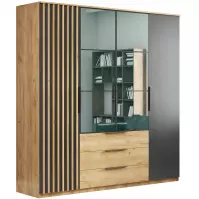 Szafa Sorento z lamelami 200X215X61