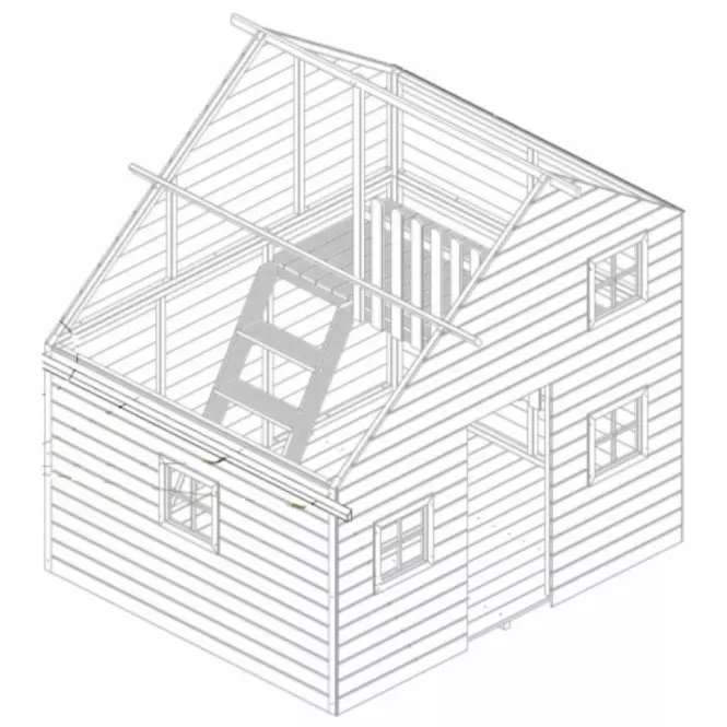 Domek dla dzieci Amelia 223x249,5x230,6 cm