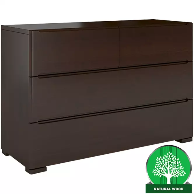 Komoda Drewniana Sosnowa 4s Skandica Sparta Palisander
