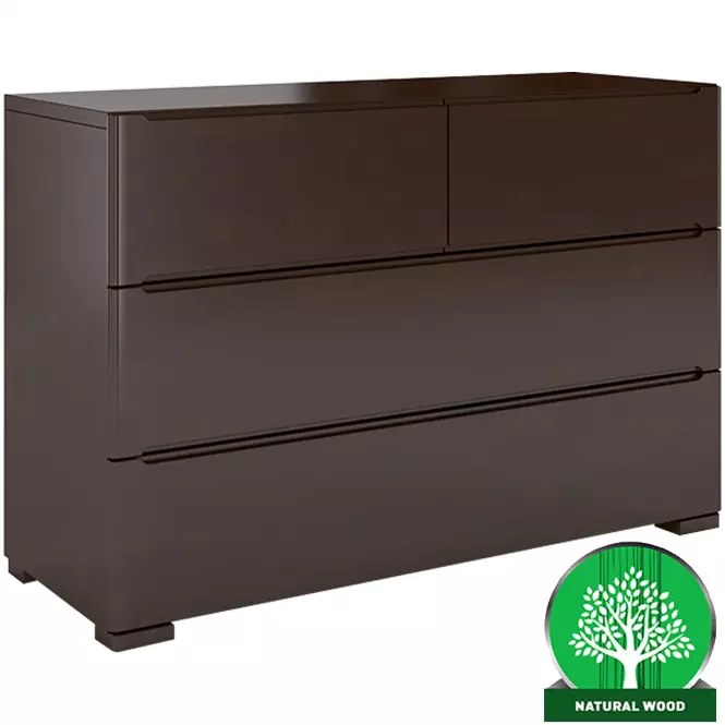 Komoda Drewniana Bukowa 4s Skandica Sparta Palisander