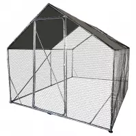 Metalowa klatka dla drobiu 200x300x220 cm