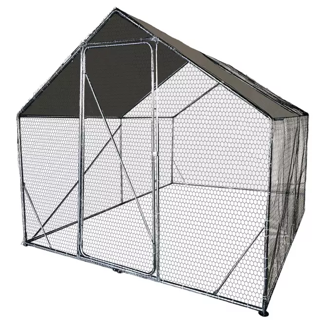 Metalowa klatka dla drobiu 200x300x220 cm