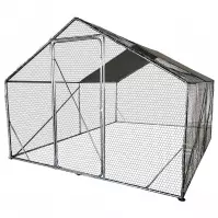 Metalowa klatka dla drobiu 300x300x220 cm