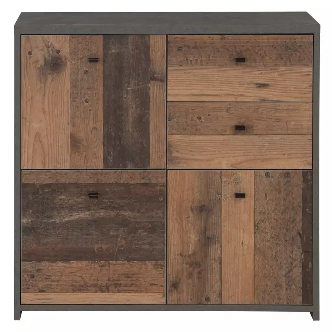 Komoda Best Chest Old Wood Vin/Beton