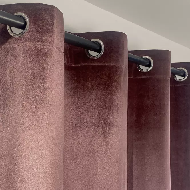 Zasłona na przelotkach UP 012 PLAIN NL174-27/350G/M2 140X250 purpurowa,2