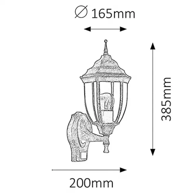Lampa ogrodowa Nizza 8458 K1S