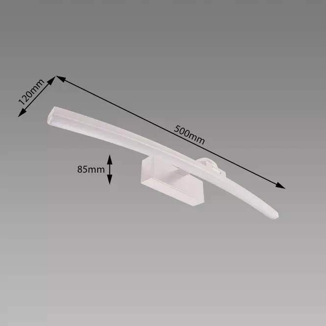 Kinkiet Mamba LED 12W White NW 04022 K1