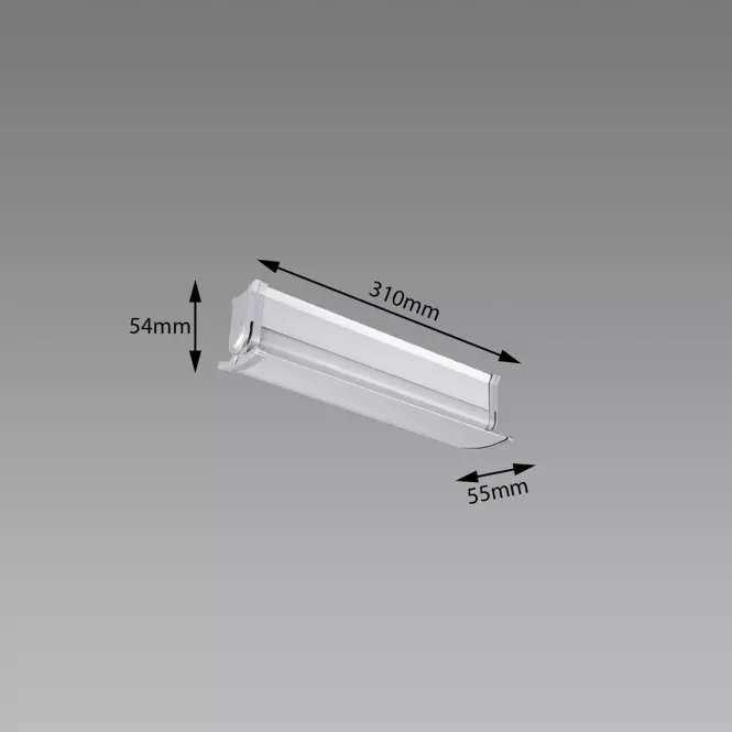 Kinkiet Diego LED 9W Silver Cct 03914 K1
