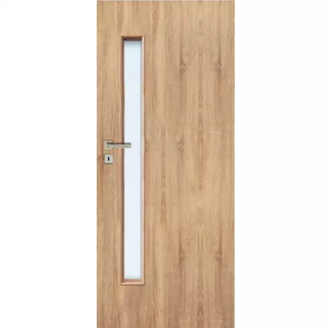 Drzwi wewnętrzne Iza 3*3 80P Dąb Sonoma L2