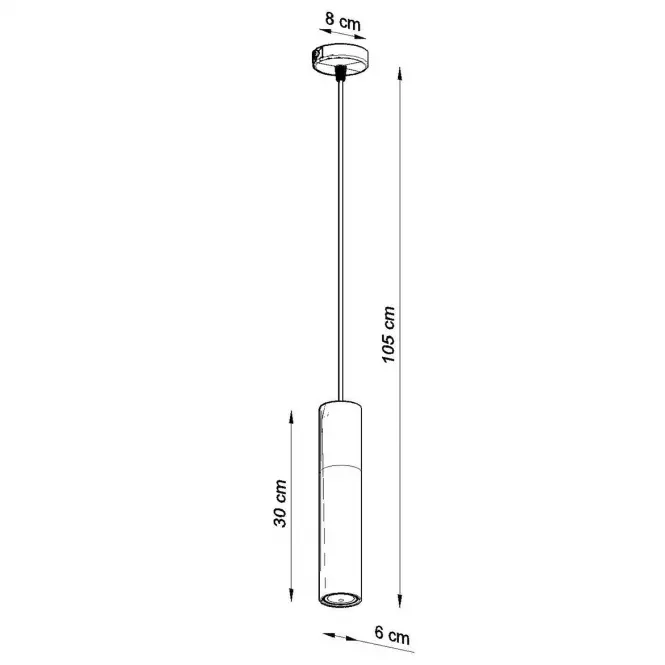Lampa wisząca Pennala  biała