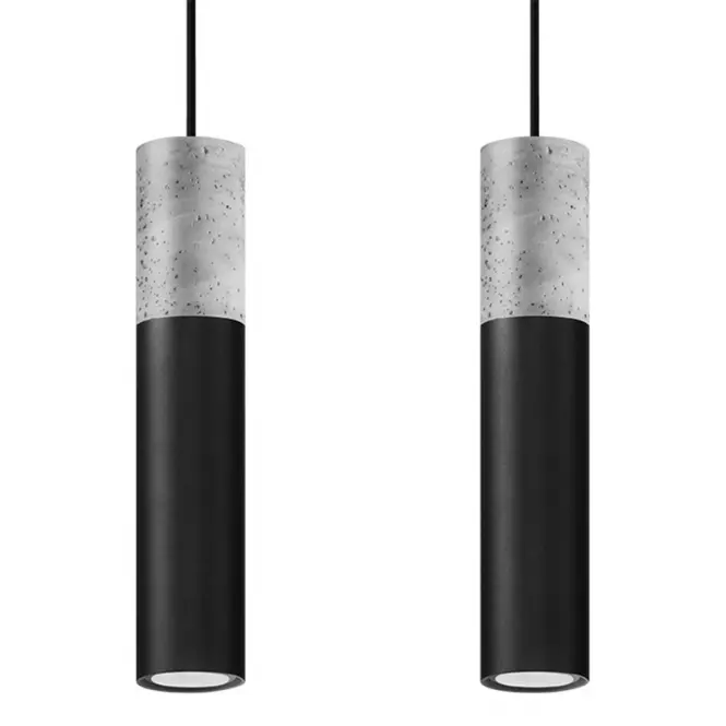 Lampa wisząca Pennala 2 czarna