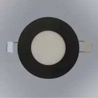 Panel LED CIRCLE 3W 4200K Okrągły Czarny