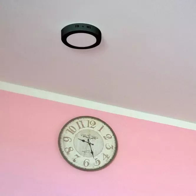 Panel LED Ring 12W 4200K Okrągły Czarny