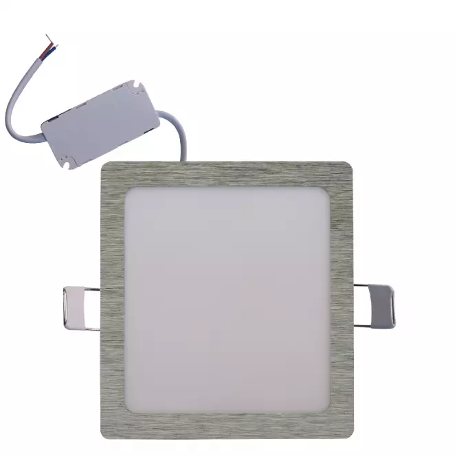 Panel LED SQUARE 9W 4200K kwadrat chrom