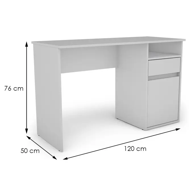 Biurko Sara 120x50x76 Biały 637149